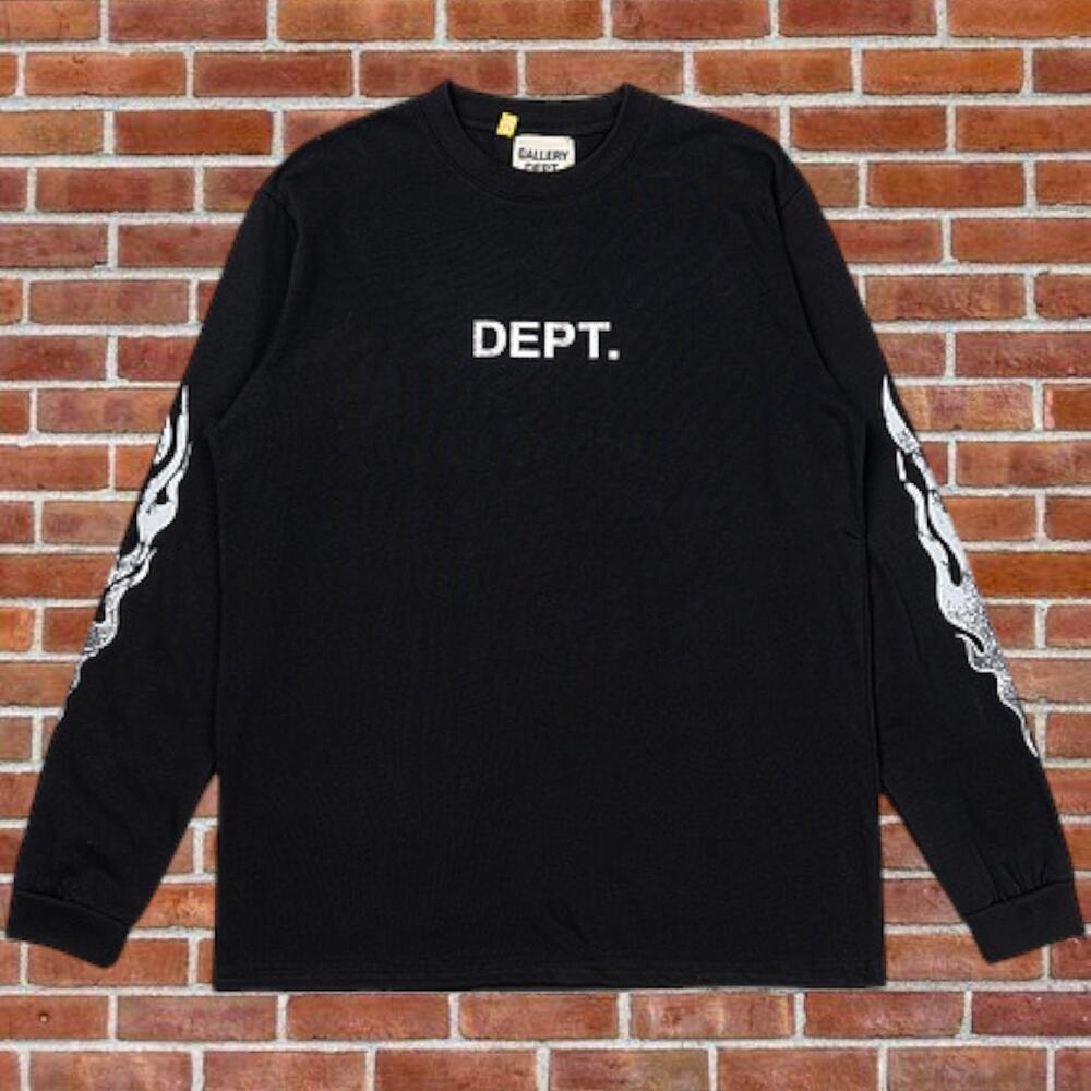 GALLERY DEPT. black round neck long sleeve